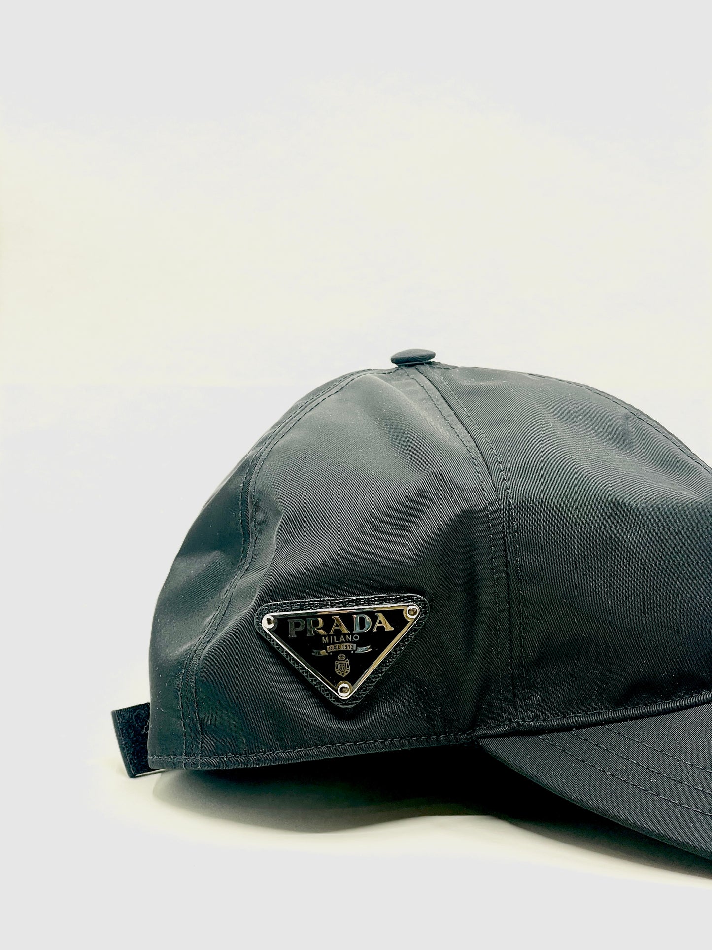 Prada NWT Black Re-Nylon Baseball Cap