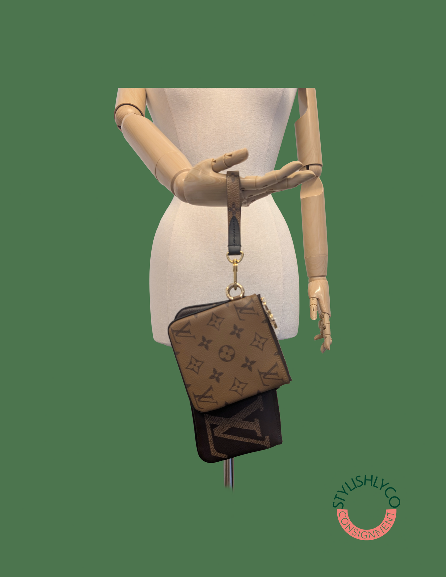 Louis Vuitton Monogram Reverse Giant Duo Pouch