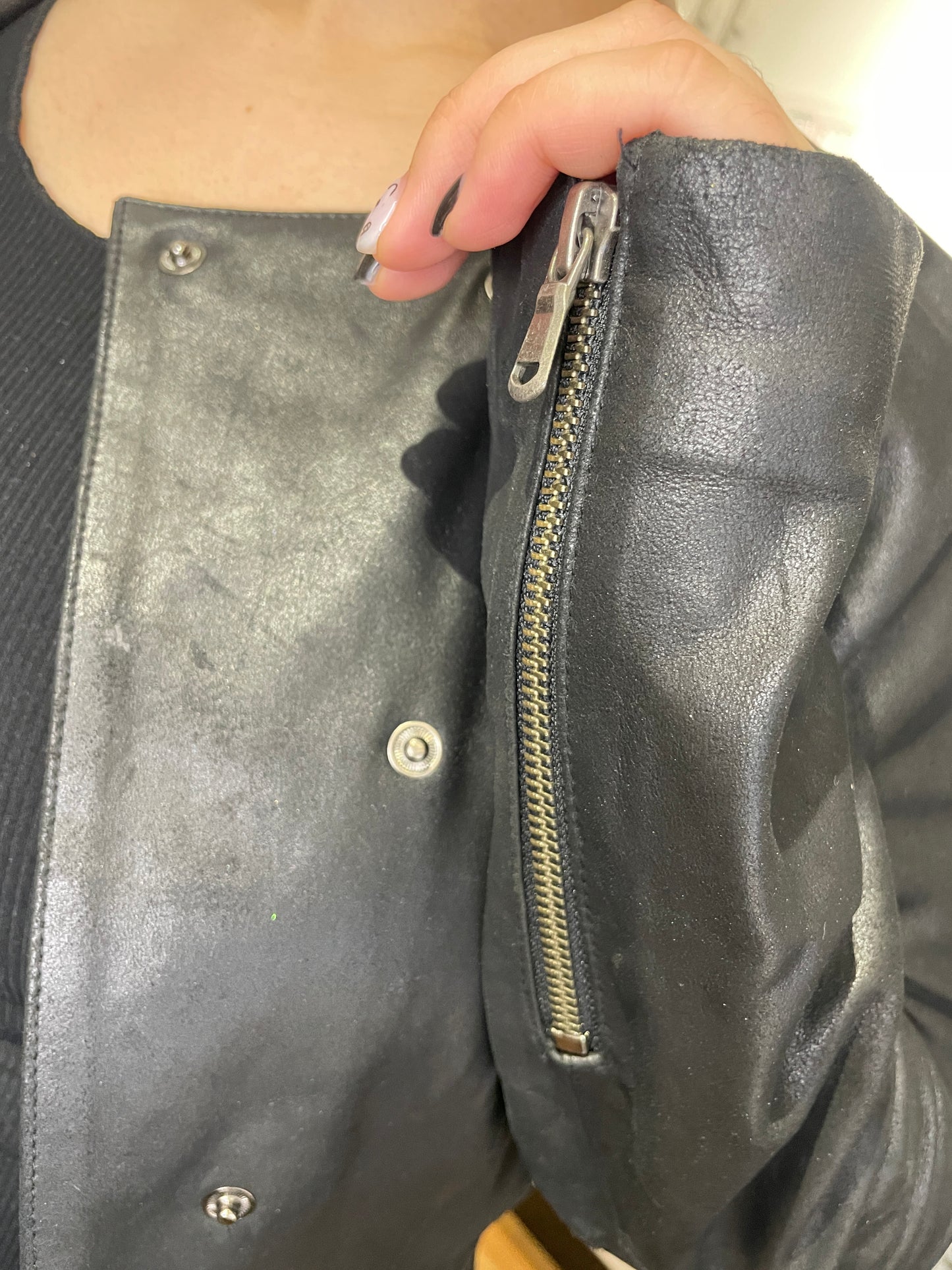 S.A.S Sportswear 100% leather jacket