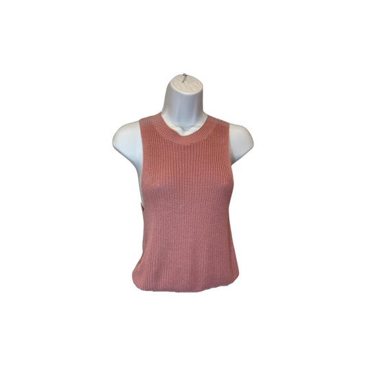 Reformation Pink sleeveless knit top
