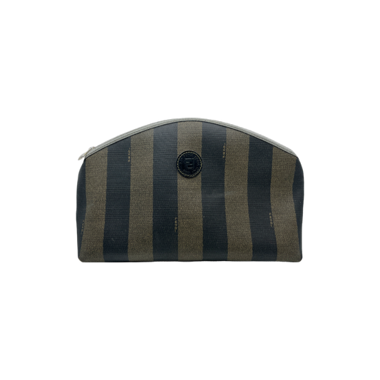 Vintage Brown Penguin cosmetic bag