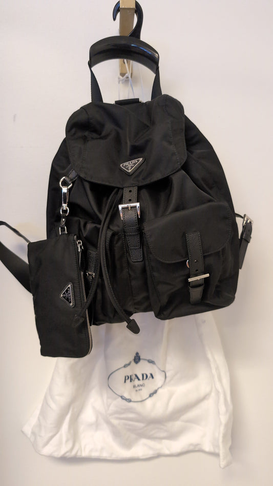 106328644 - re-nylon backpack w pouch new - prada - HANDBAGS